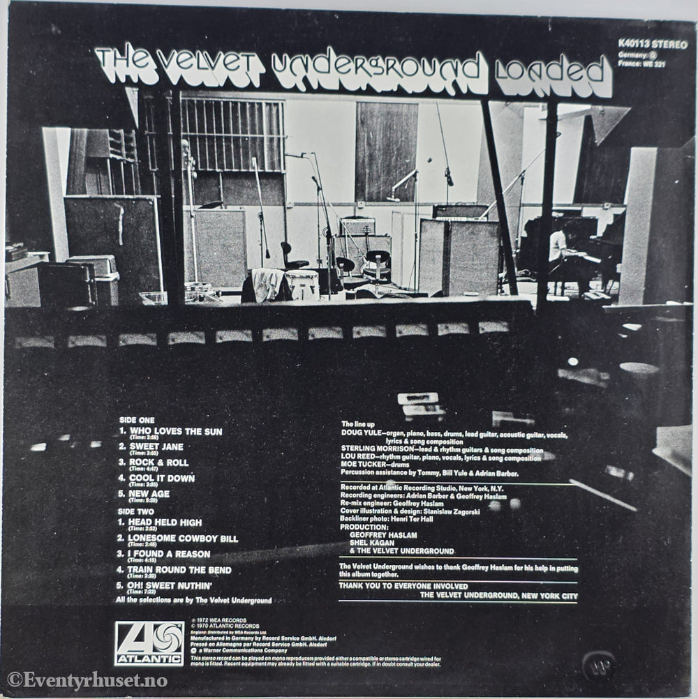 The Velvet Underground. 1970. Loaded. LP.