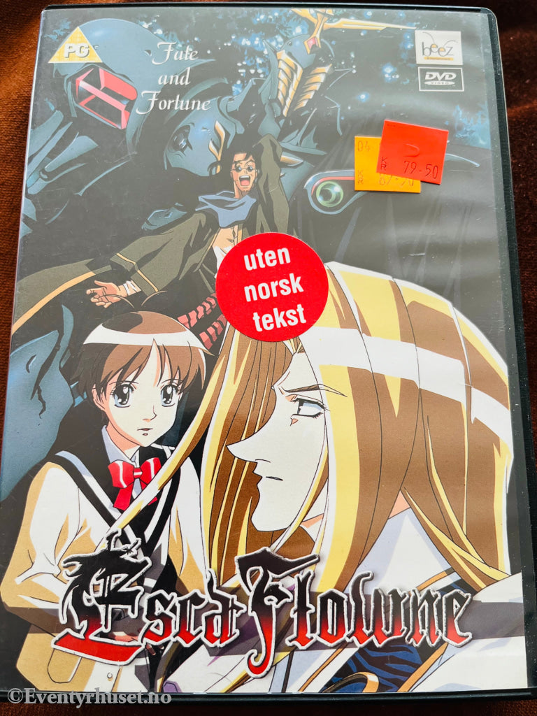 The Vision Of Escaflowne. 1999. Dvd. Solgt I Norge! Dvd