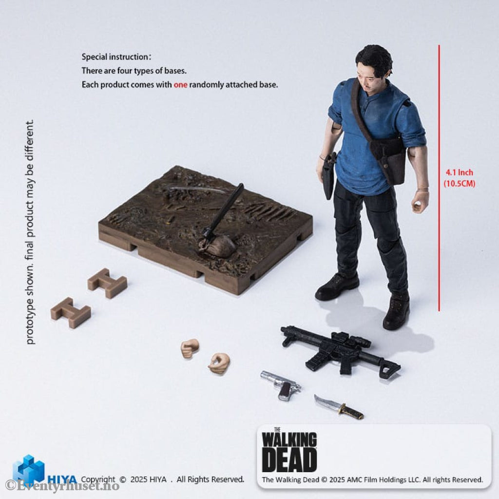 The Walking Dead Exquisite Mini Series Actionfigur 1/18 Glenn 11 cm Toys