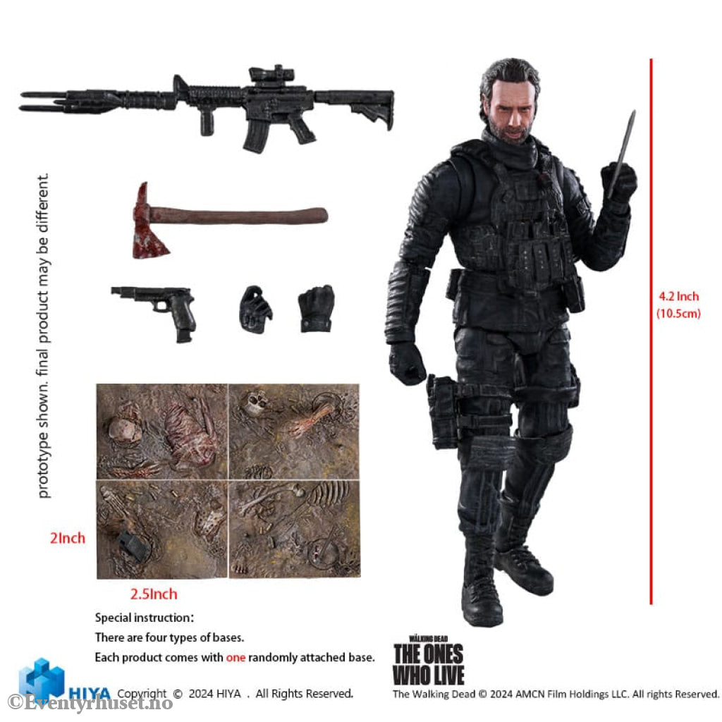 The Walking Dead: The Ones Who Lived Exquisite Mini Action Figure 1/18 Rick Grimes 11 cm Toys