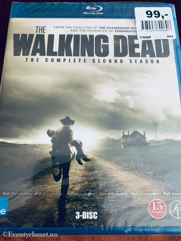 The Walking Dead - Sesong 2. Blu Ray. Ny I Plast! Blu-Ray Disc