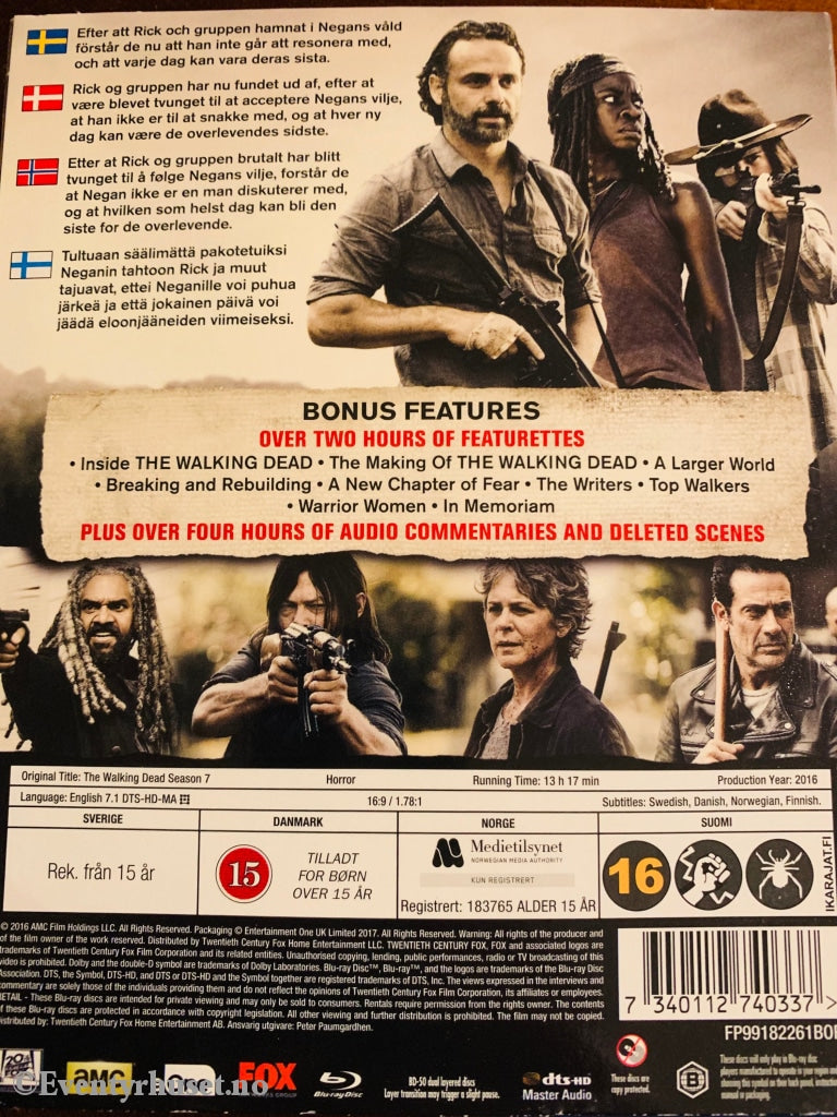 The Walking Dead. Sesong 7. Blu-Ray Disc Samleboks.