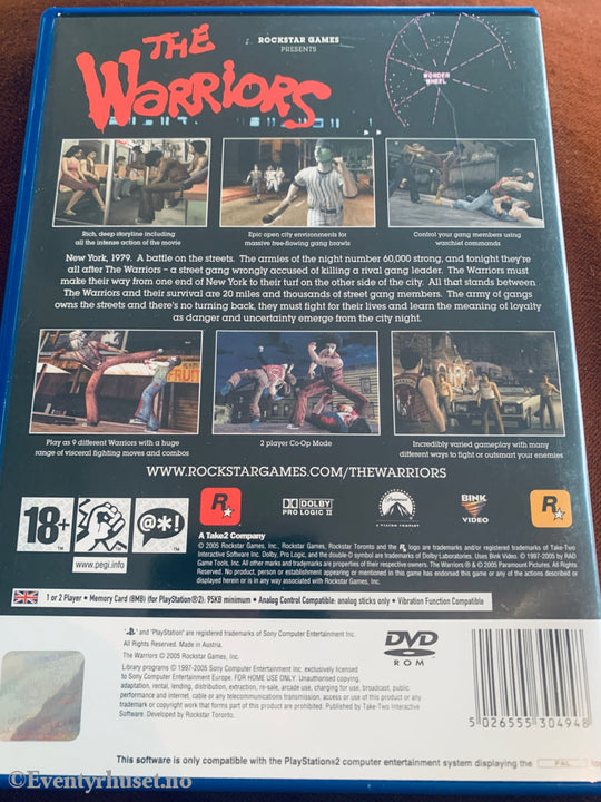The Warriors . PS2