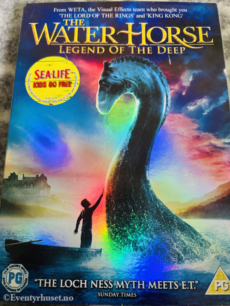 The Waterhorse - Legend of the Deep. DVD slipcase.