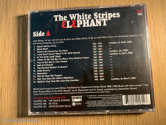 The White Stripes. Elephant. 2003. Cd. Cd