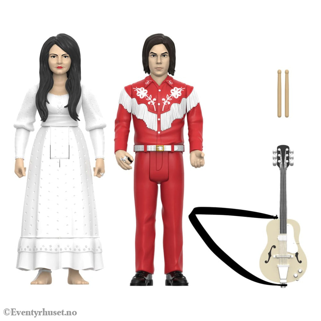 The White Stripes ReAction Action Figures 2-Pack Wave 02 The White Stripes (Elephant) 10 cm Toys