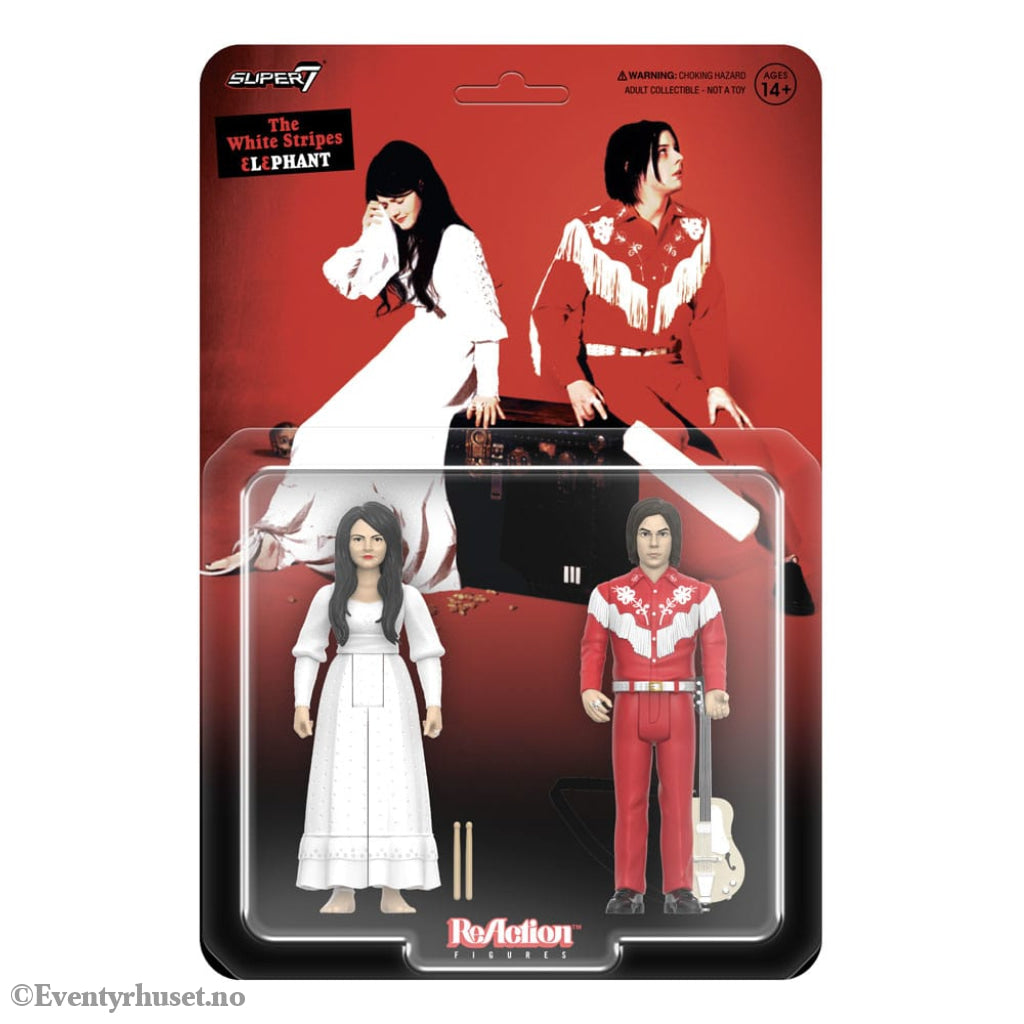 The White Stripes ReAction Action Figures 2-Pack Wave 02 The White Stripes (Elephant) 10 cm Toys