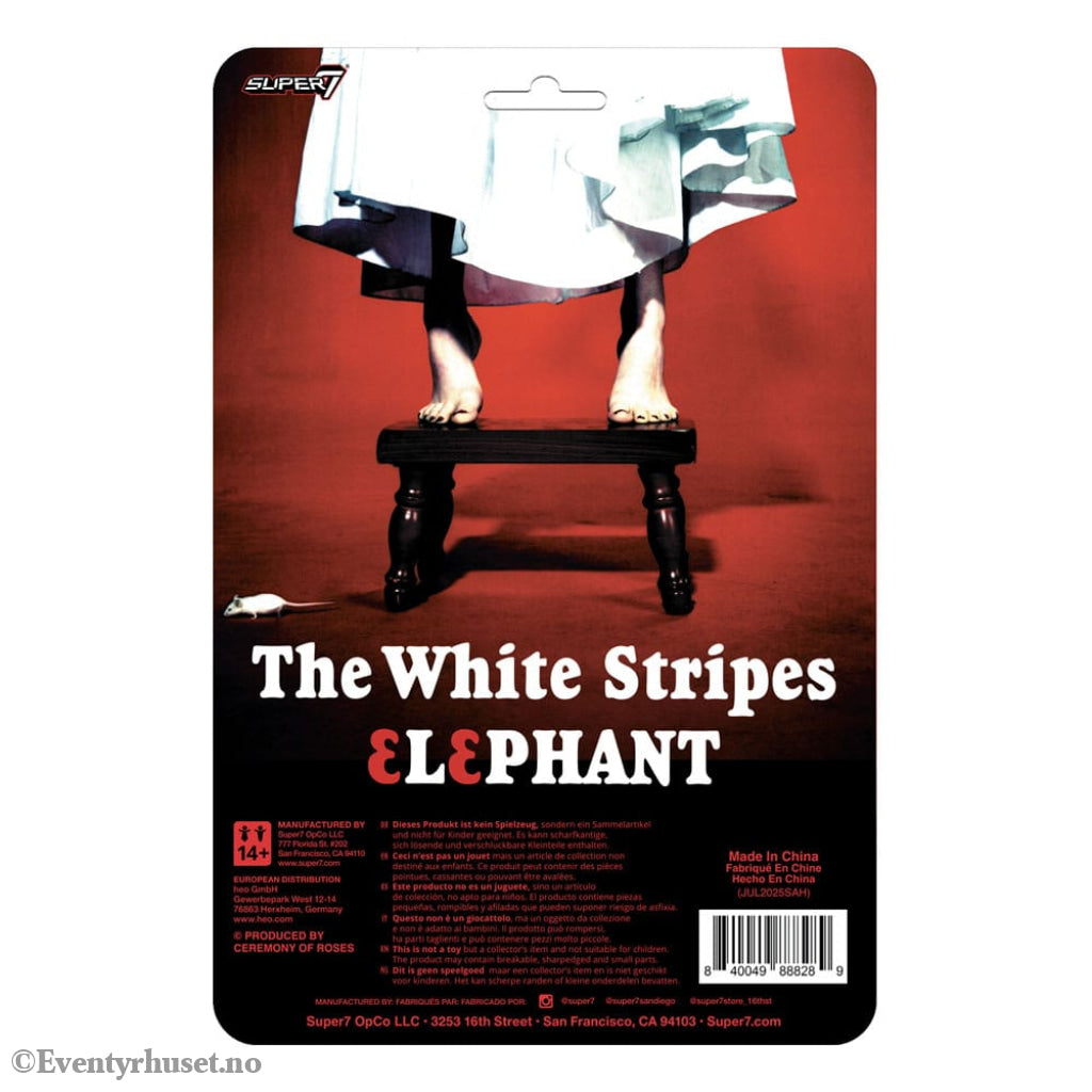 The White Stripes ReAction Action Figures 2-Pack Wave 02 The White Stripes (Elephant) 10 cm Toys