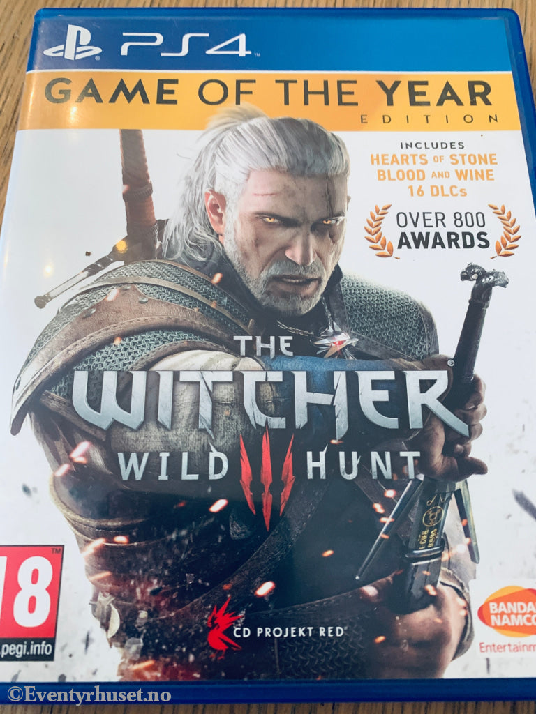 The Witcher 3: Wild Hunt - Game of the Year Edition. PS4.
