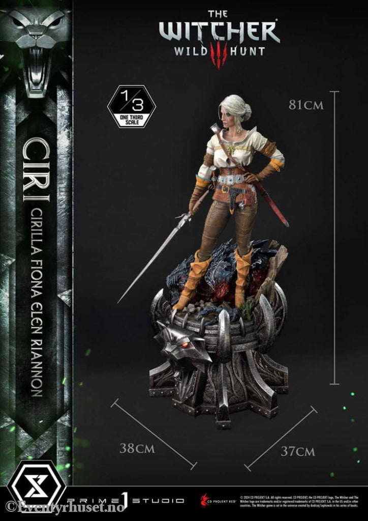 The Witcher 3: Wild Hunt Museum Masterline Statue 1/3 Wild Hunt Ciri Fiona Elen Riannon Bonus Version 81 cm Collectibles
