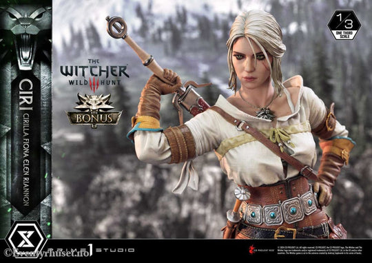 The Witcher 3: Wild Hunt Museum Masterline Statue 1/3 Wild Hunt Ciri Fiona Elen Riannon Bonus Version 81 cm Collectibles
