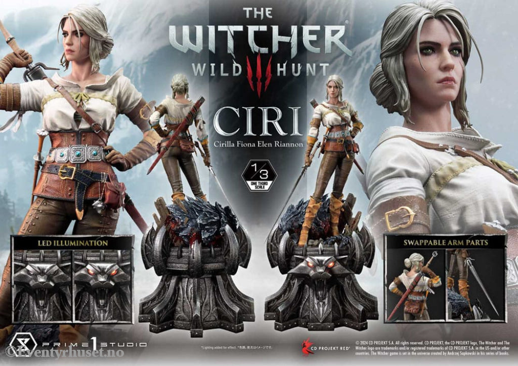 The Witcher 3: Wild Hunt Museum Masterline Statue 1/3 Wild Hunt Ciri Fiona Elen Riannon Bonus Version 81 cm Collectibles