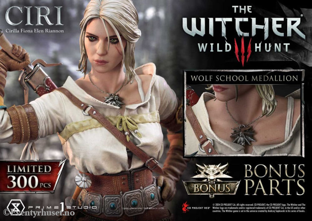 The Witcher 3: Wild Hunt Museum Masterline Statue 1/3 Wild Hunt Ciri Fiona Elen Riannon Bonus Version 81 cm Collectibles