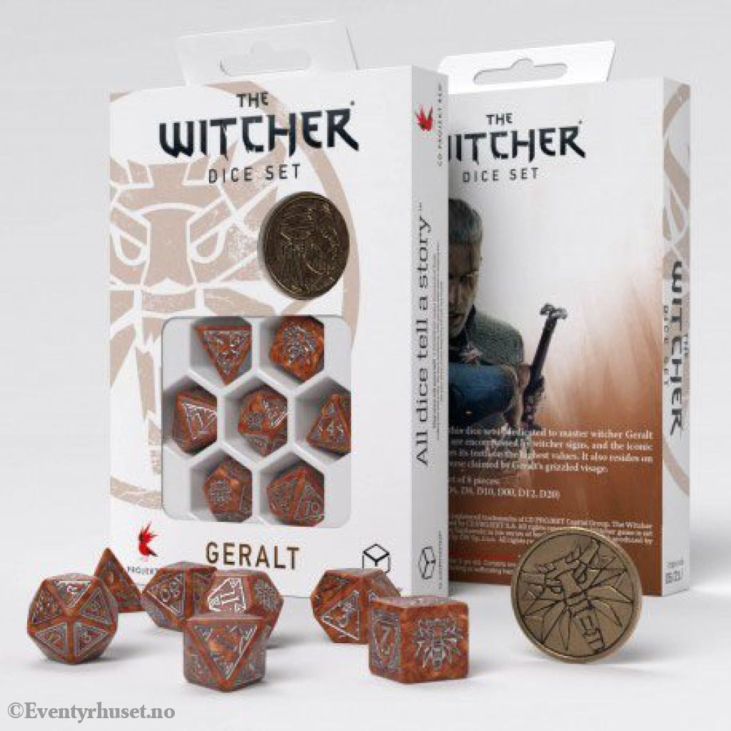 The Witcher Dice Set Geralt The Monster Slayer (7) Games