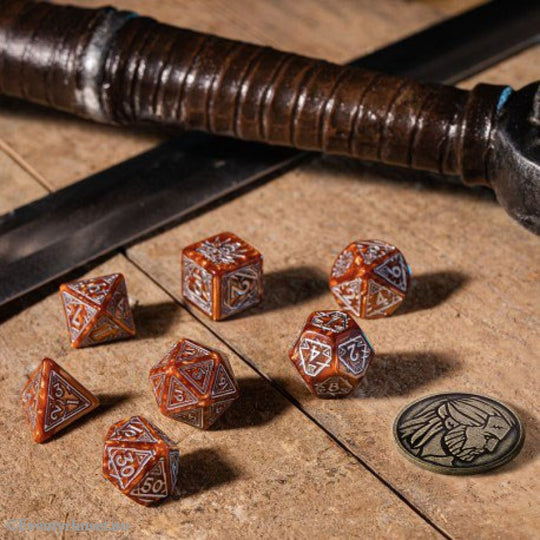 The Witcher Dice Set Geralt The Monster Slayer (7) Games