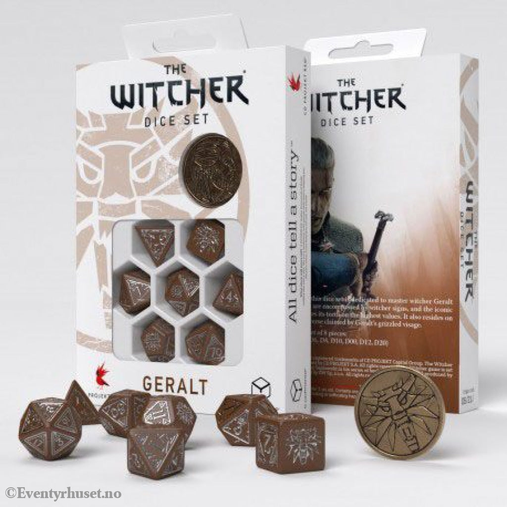 The Witcher Dice Set Geralt Roach’s Companion (7) Games