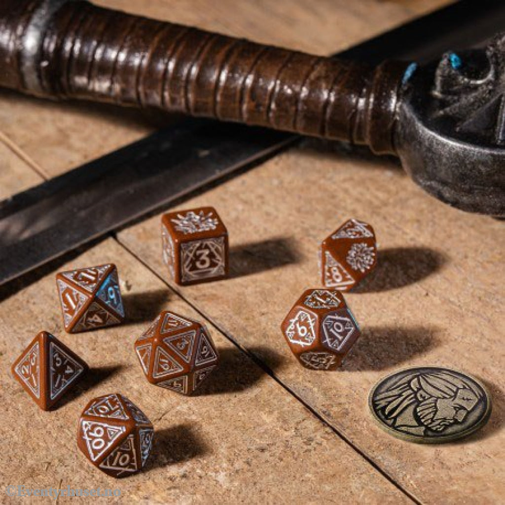 The Witcher Dice Set Geralt Roach’s Companion (7) Games