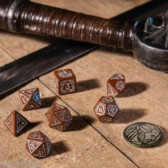 The Witcher Dice Set Geralt Roach’s Companion (7) Games