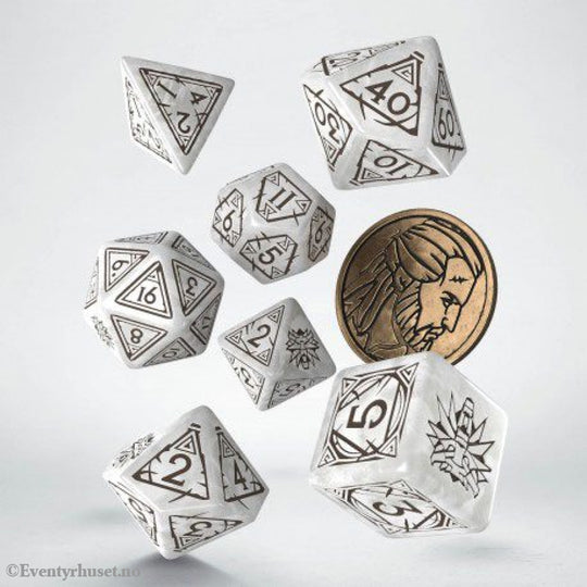 The Witcher Dice Set Geralt The White Wolf (7) Games