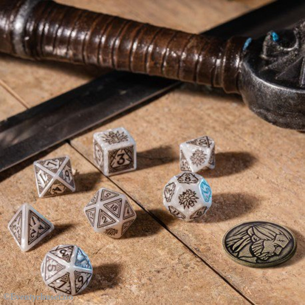 The Witcher Dice Set Geralt The White Wolf (7) Games