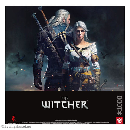 The Witcher Gaming Puzzle Geralt & Ciri (1000 pieces) Home & Gifts