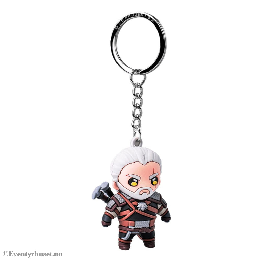 The Witcher III: Wild Hunt Vinyl Keychain Geralt of Rivia Fashion & Accessories
