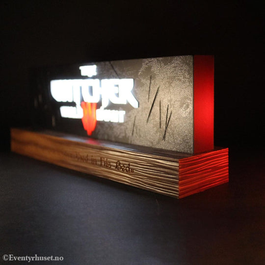 The Witcher LED-Light Wild Hunt Logo 22 cm Home & Gifts