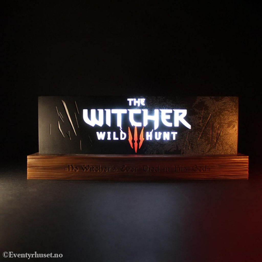 The Witcher LED-Light Wild Hunt Logo 22 cm Home & Gifts