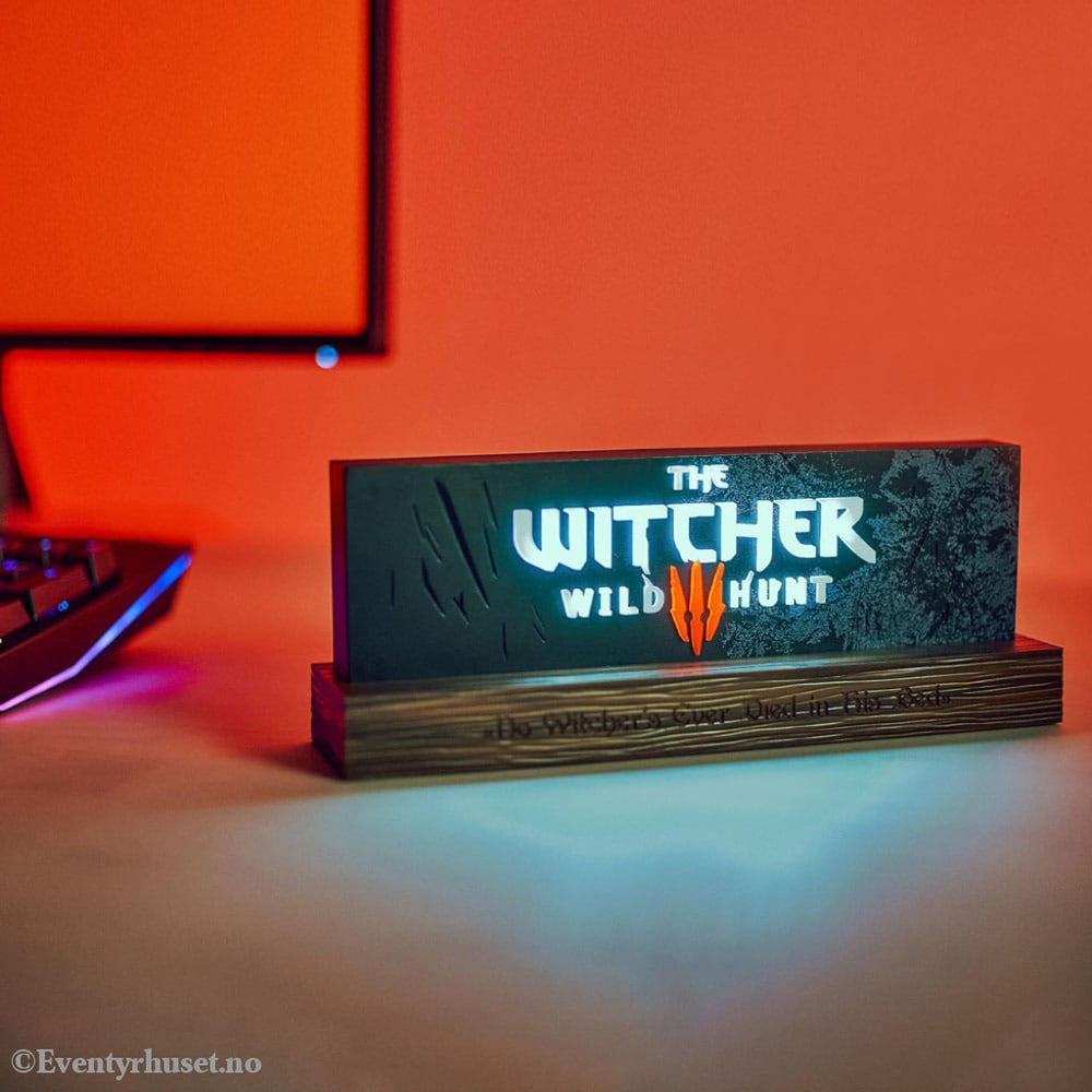 The Witcher LED-Light Wild Hunt Logo 22 cm Home & Gifts