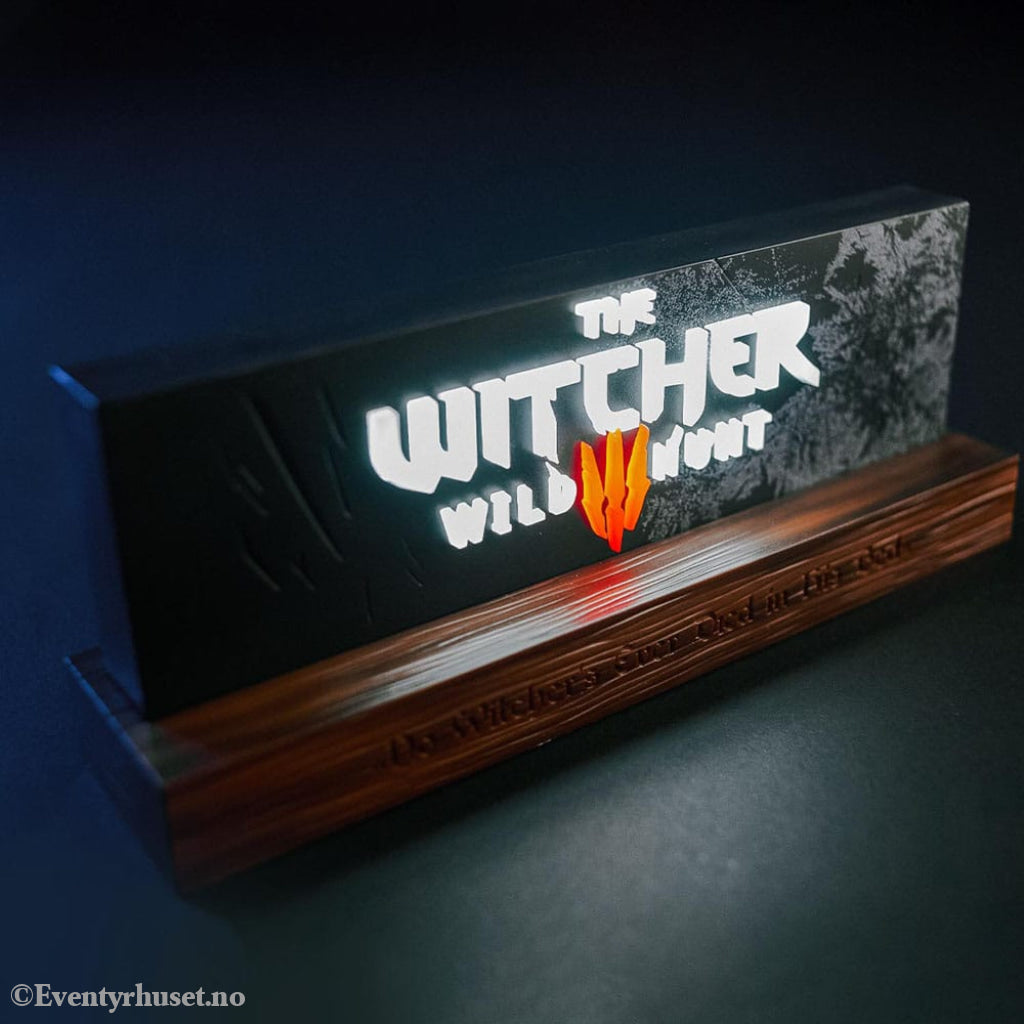The Witcher LED-Light Wild Hunt Logo 22 cm Home & Gifts