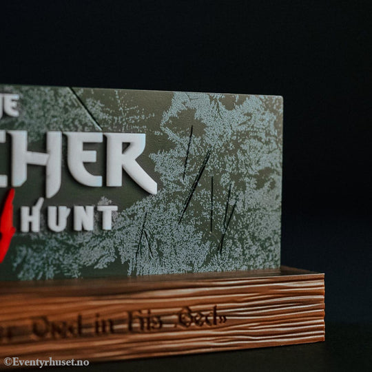 The Witcher LED-Light Wild Hunt Logo 22 cm Home & Gifts