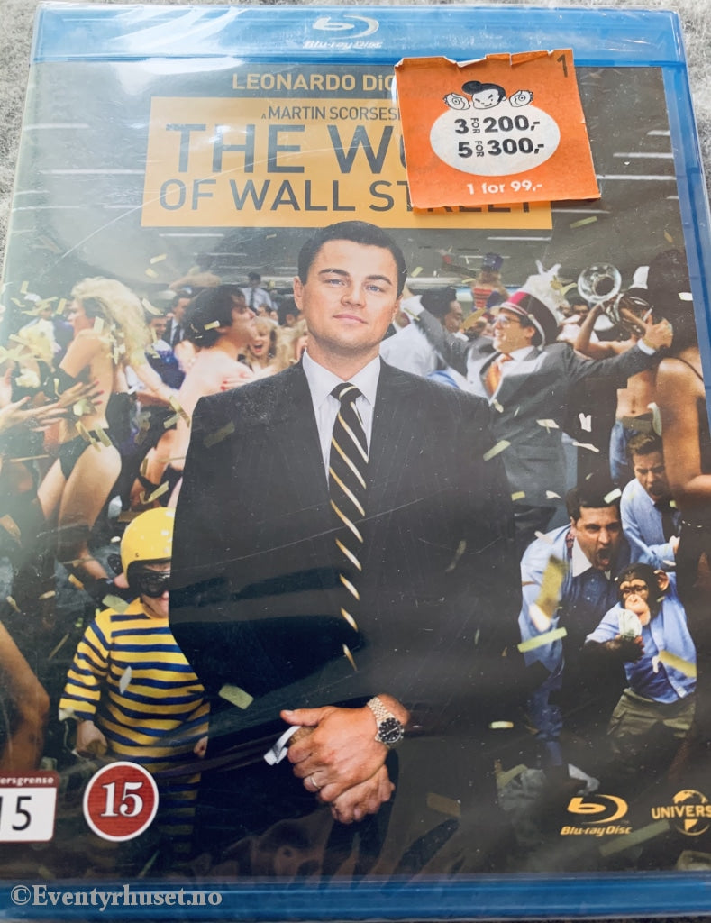 The Wolf Of Wall Street. Blu-Ray Ny I Plast! Blu-Ray Disc