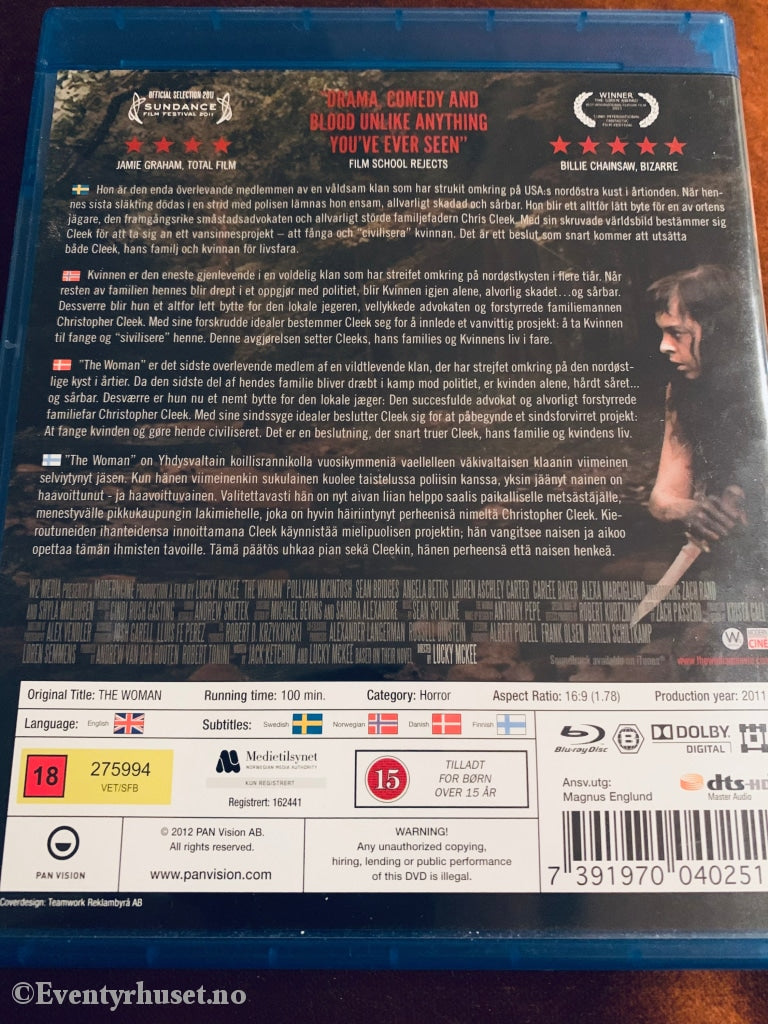 The Woman. 2011. Blu-Ray. Blu-Ray Disc