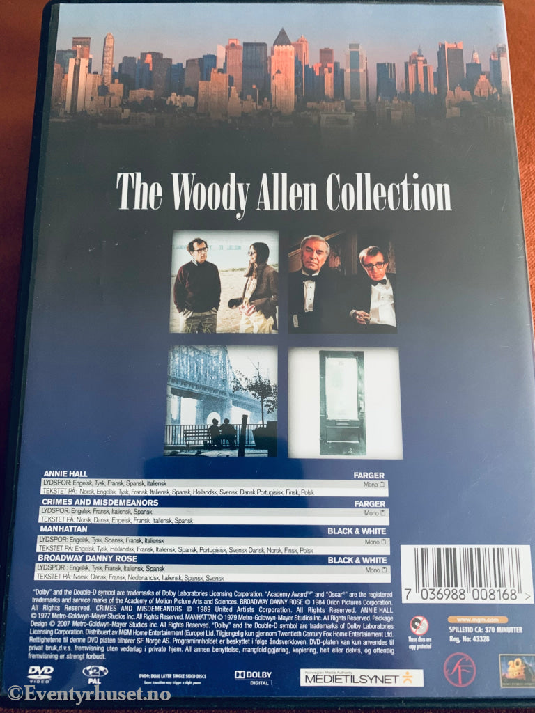 The Woody Allen Collection. Dvd Samleboks.