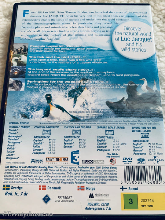 The World of Luc Jacquet. 2006. DVD.