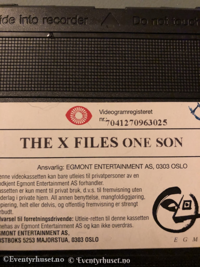 The X Files. 1998. Vhs. Vhs