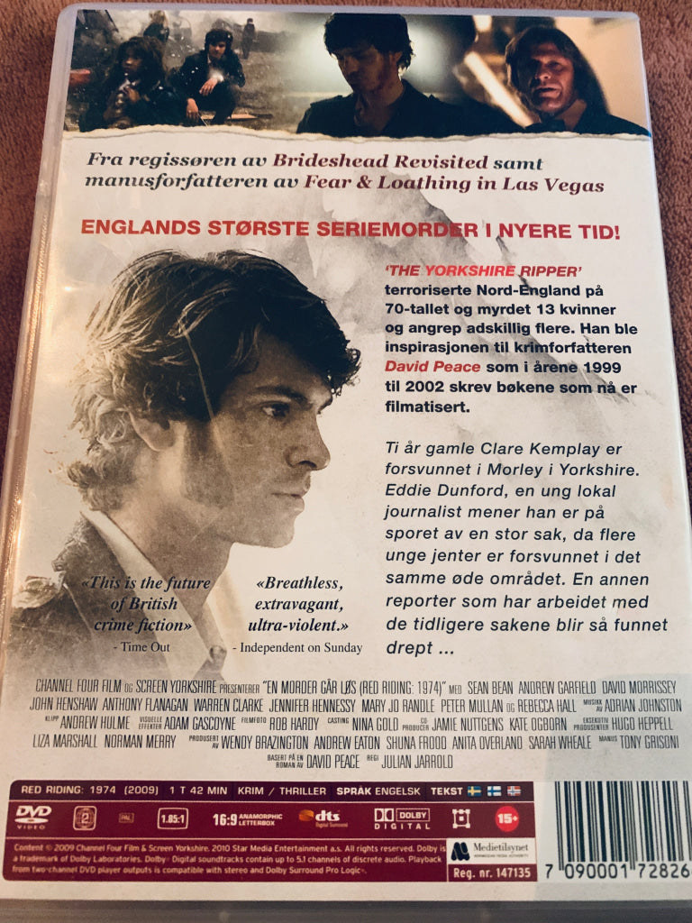 The Yorkshire Ripper Triology: 1980. En morder går løs. DVD. DVD