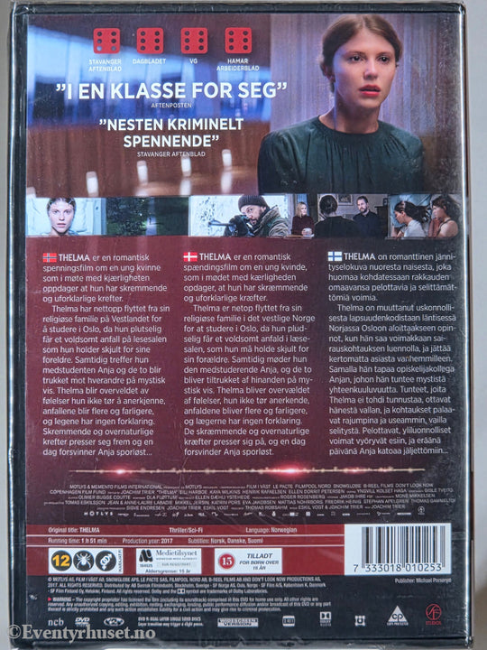 Thelma (2017). DVD. Ny i plast!