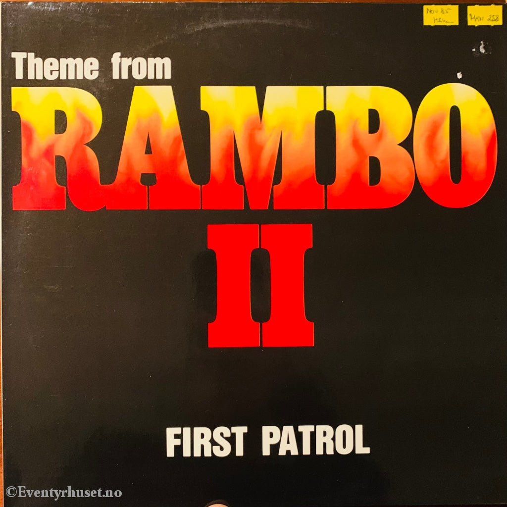 Theme From Rambo Ii. The Original Soundtrack Fra Filmen. 1985. Lp. Lp Plate