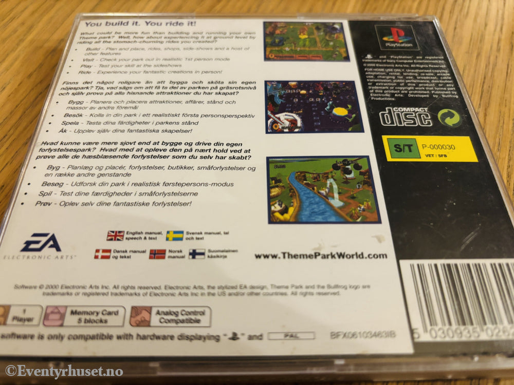 Theme Park World . PS1.