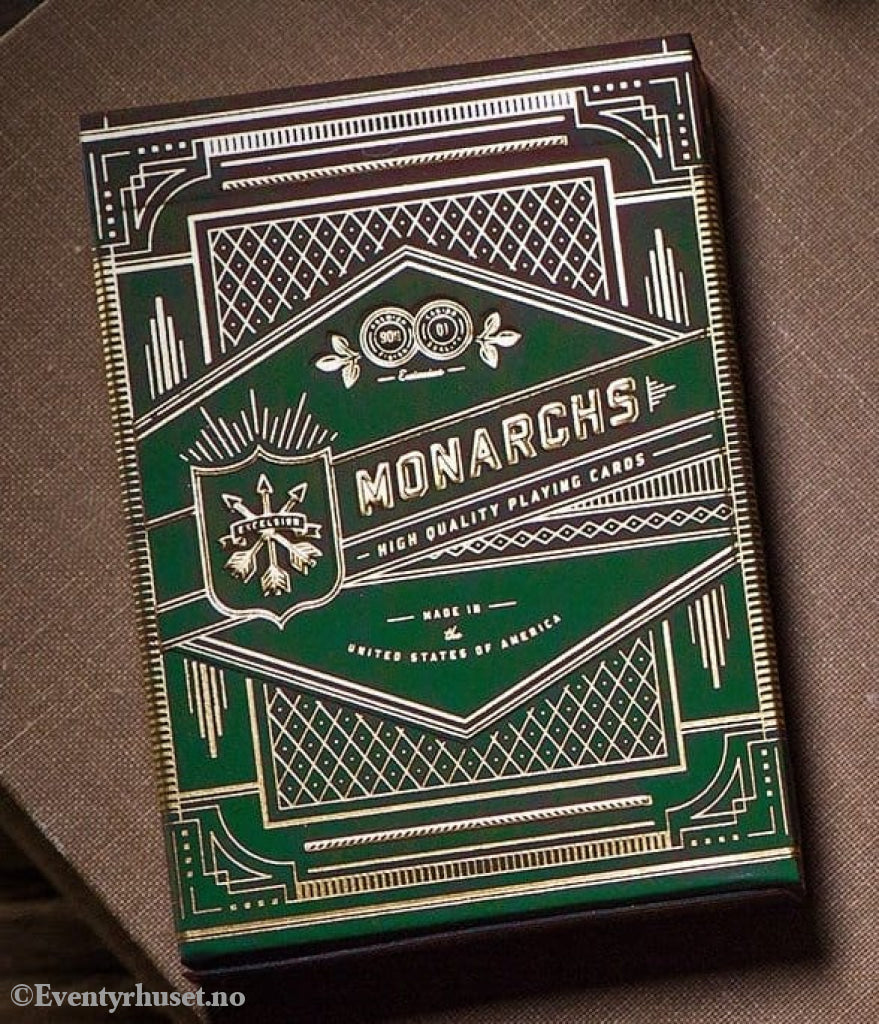 Theory 11 Playing Cards Monarch Green Games
