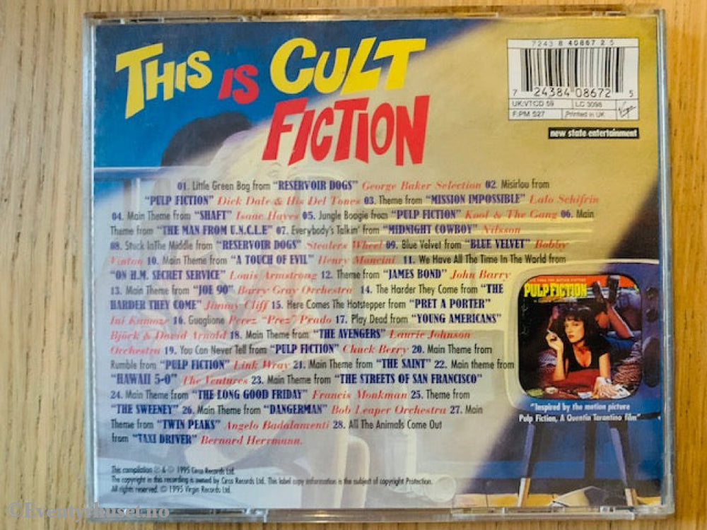 This Is Cult Fiction. 1995. Cd. Cd