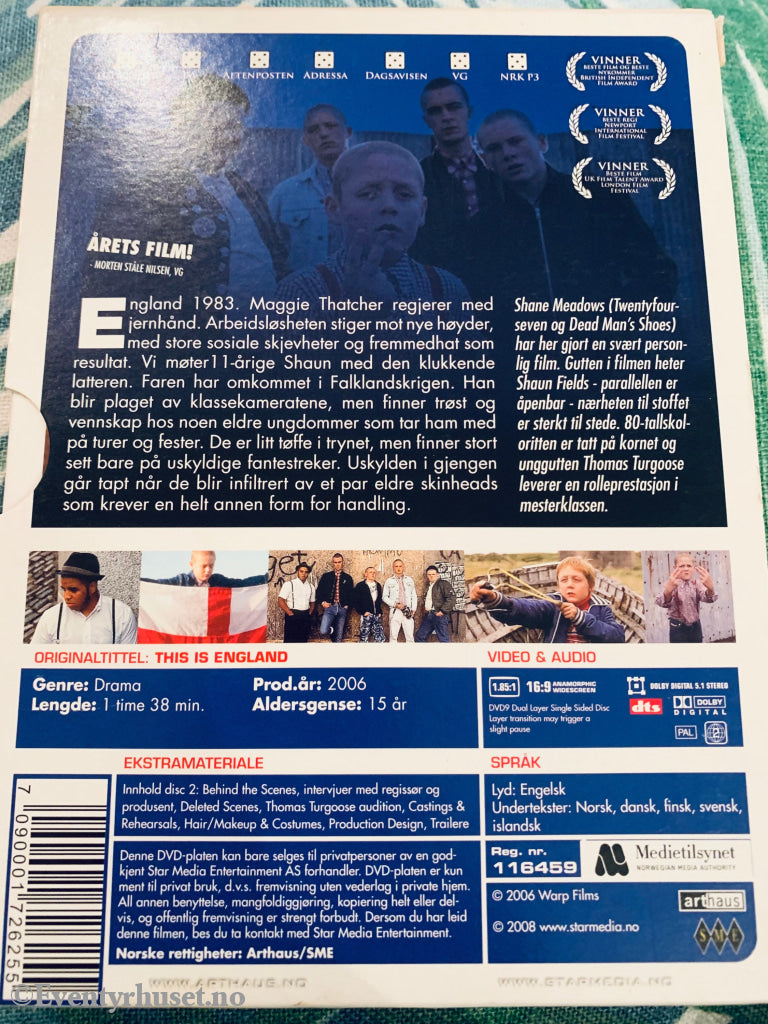 This Is England. Dvd Slipcase.