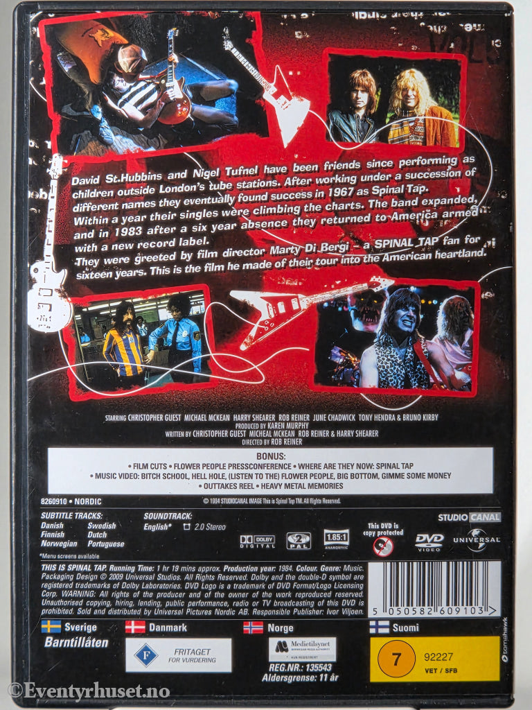 This Is Spinal Tap (1984). DVD.