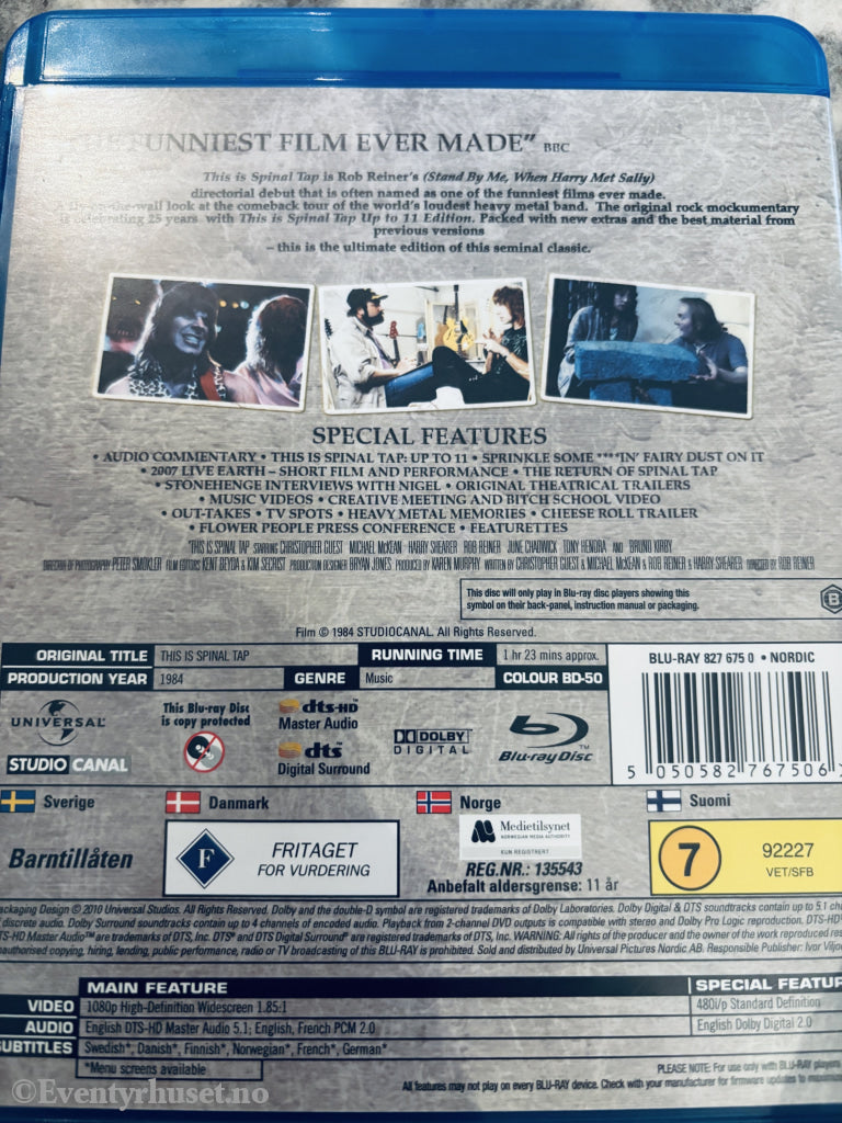 This Is Spinal Tap. Blu-ray.