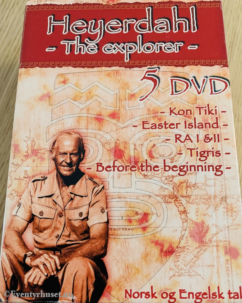 Thor Heyerdahl - The Explorer. Dvd Samleboks.
