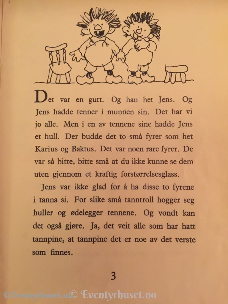 Thorbjørn Egner. 1949. Karius Og Baktus. Førsteutgave. Fortelling