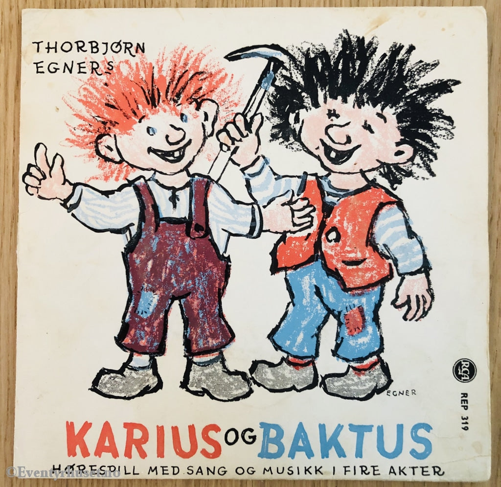 Thorbjørn Egner. 1970. Karius Og Baktus. Ep-Singel. Ep