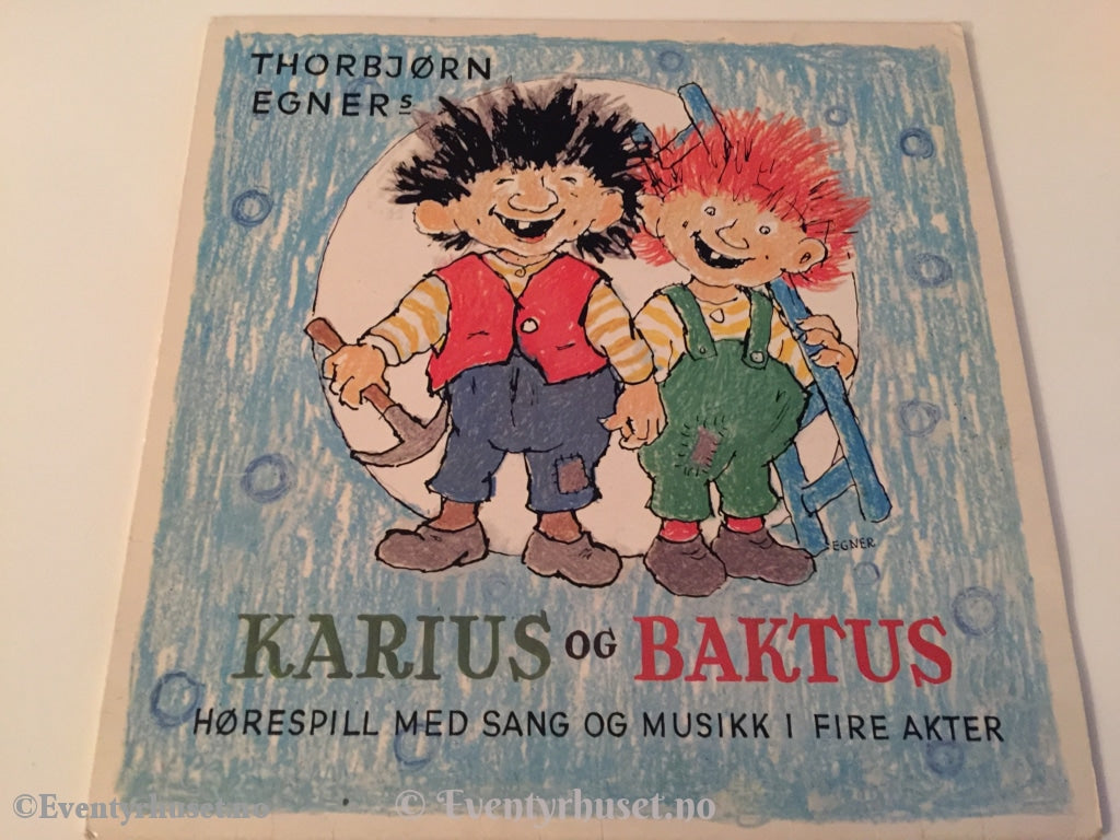 Thorbjørn Egner. 1973. Karius Og Baktus. Lp. Lp Plate