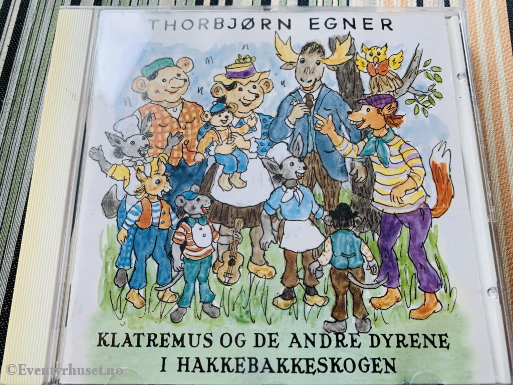 Thorbjørn Egner. 1993. Klatremus Og De Andre Dyrene I Hakkebakkeskogen. Cd. Lydbok